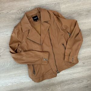 Liverpool Brown Leather Jacket